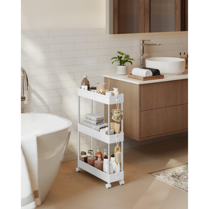 3-Tier Rolling Storage Cart with Wheels