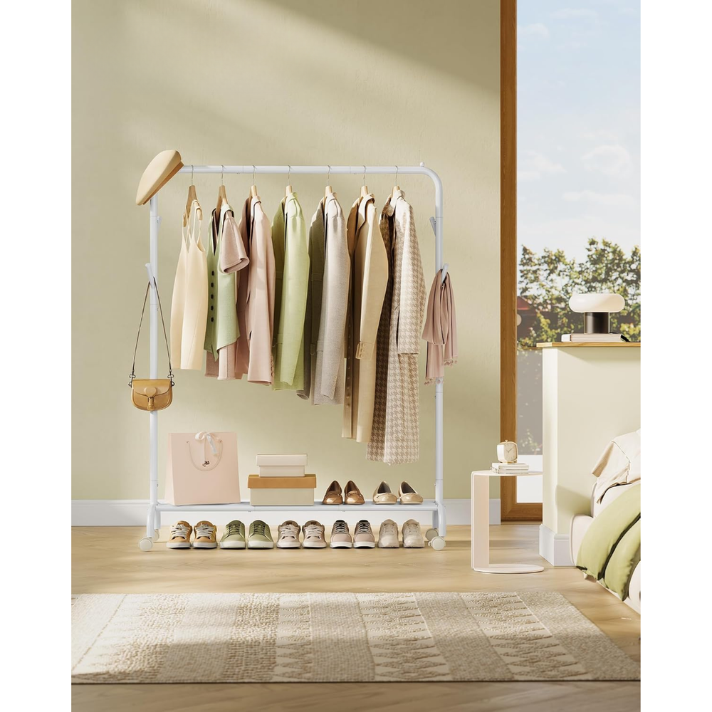 Clothes Rail, Clothes Rack, Heavy-Duty Metal Frame