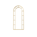 Modern Gold Metal Frame Grid Mirror – 180x80cm