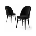 MARA Dining Chairs - Navy Blue (Set of 2)