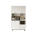 Kitchen Pantry Cabinet – White Freestanding Coffee Station
