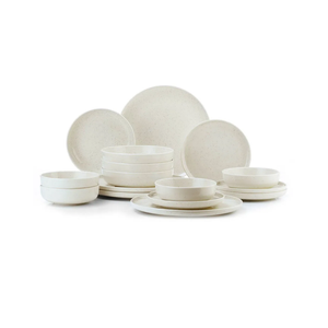 Dinner Plates (Set 16Pcs)  Cream