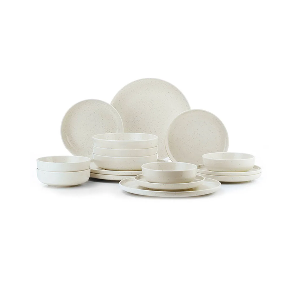 Dinner Plates (Set 16Pcs)  Cream