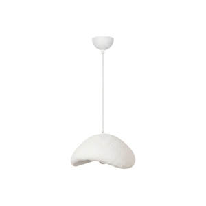 Luna-30-Nua Ceiling Light – White Fiberglass & Metal (42x37x22cm)