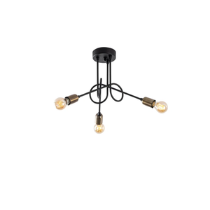 Metal Pendant Lamp With Rod Design