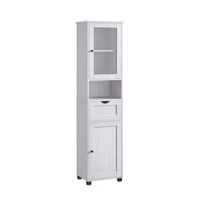 Freestanding Bathroom Cabinet with Glass Door - Karrari