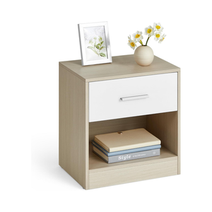Bedside Table with Drawer & Shelf - Karrari