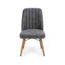 VERA Dining Chairs - Anthracite / Cream (Set of 2)