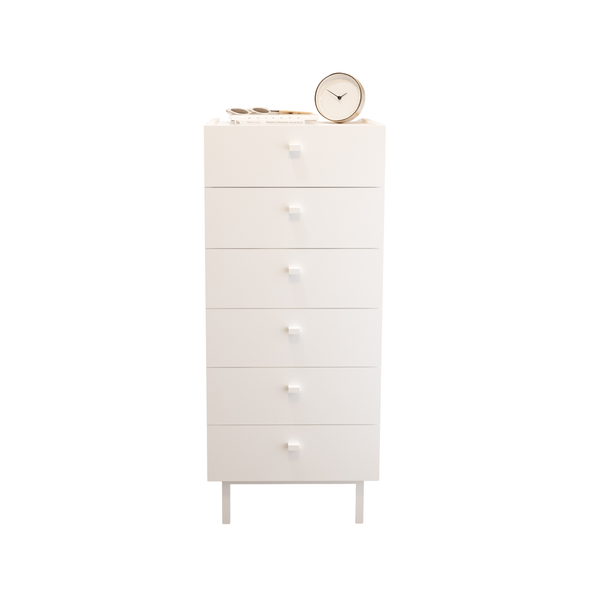 6-Drawer Tallboy Chest of Drawers