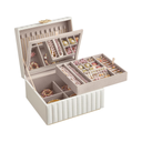 Jewellery Box with Drawer, Mirror & PU Finish
