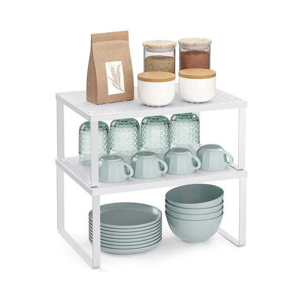 Set of 4 Stackable Kitchen Cupboard Organizers