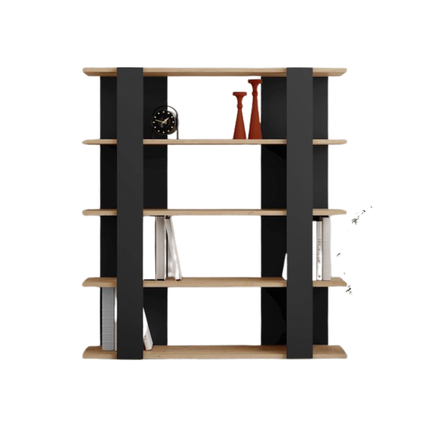 Contemporary Open Bookcase - Matte White