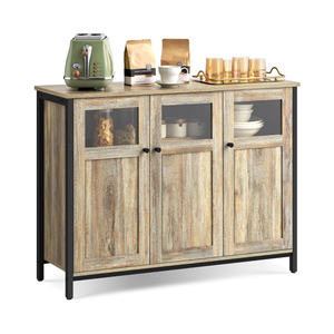 Sideboard Cabinet with Glass Doors