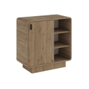 ROVEL Sideboard with Door & Open Shelves