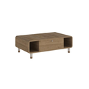DORO Coffee Table with Drop-Down Storage & Open Shelves