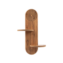 Modern Geometric Design with Two Shelves Lightweight