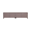 Modern TV Unit, Melamine-Coated Chipboard &  Elegant Solid Surface