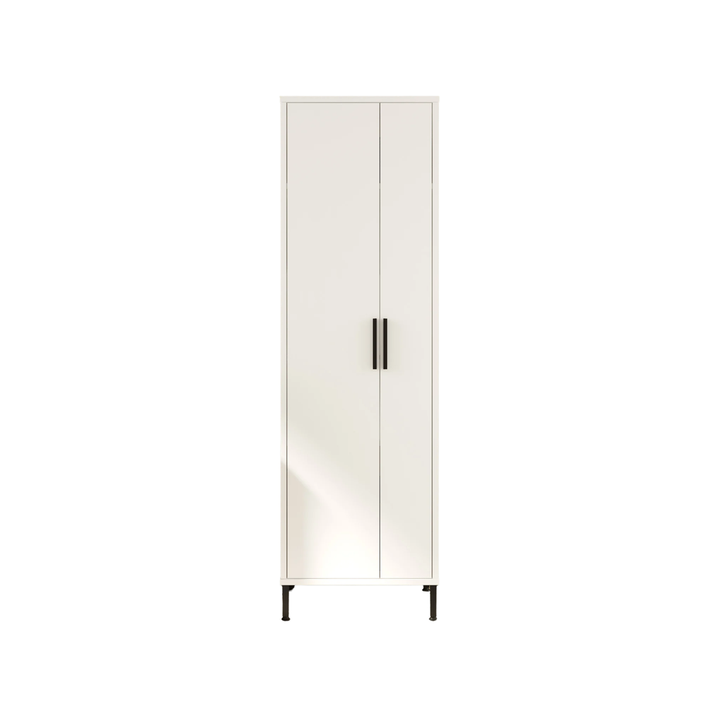 Slim Utility Cupboard with Mop & Broom Storage