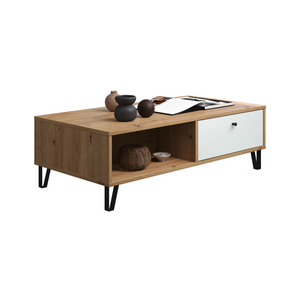 Touch Coffee Table – Artisan Oak & Matt White