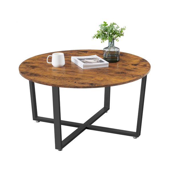 Round Industrial Coffee Table - Karrari