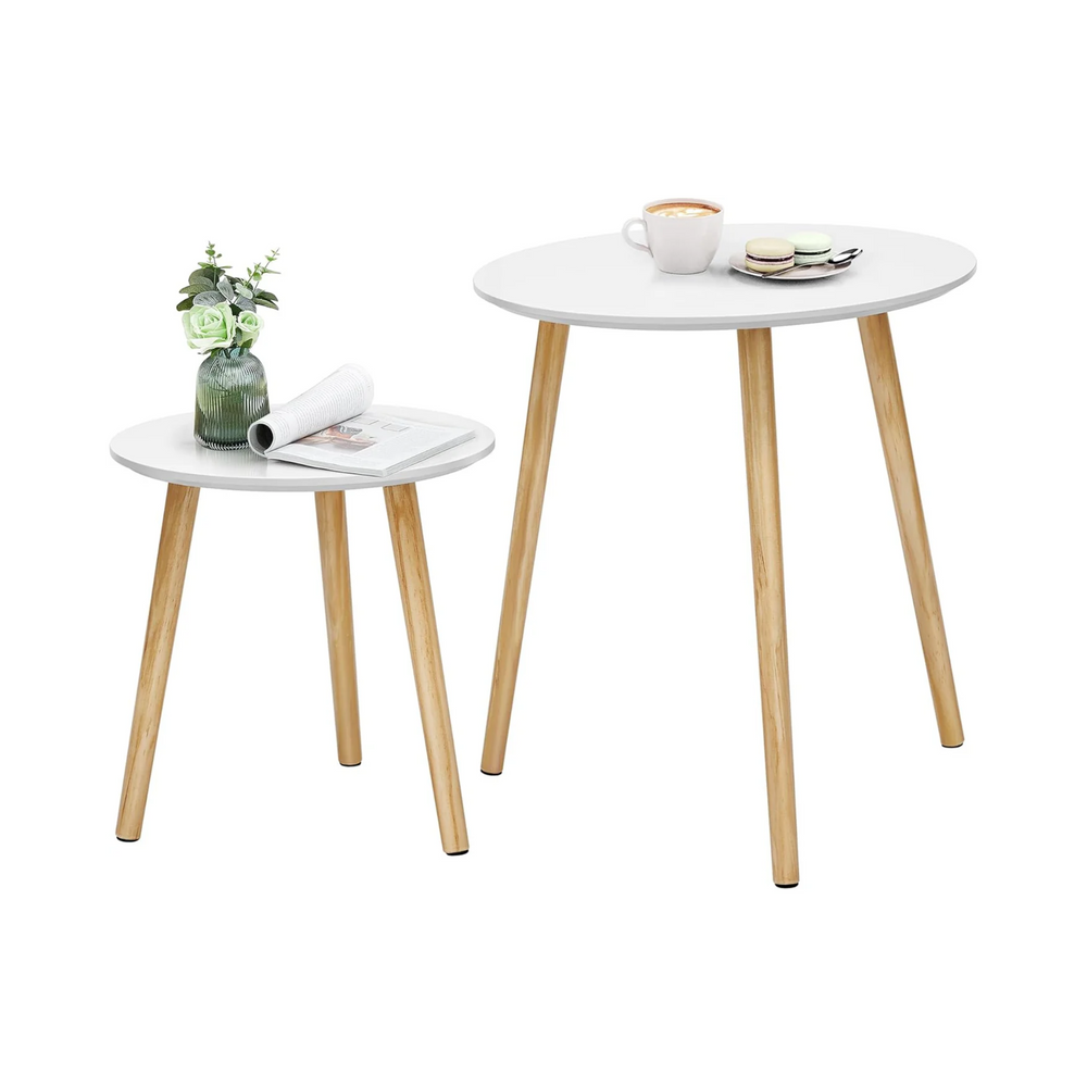 2-Piece Round Nesting Side Tables - Karrari
