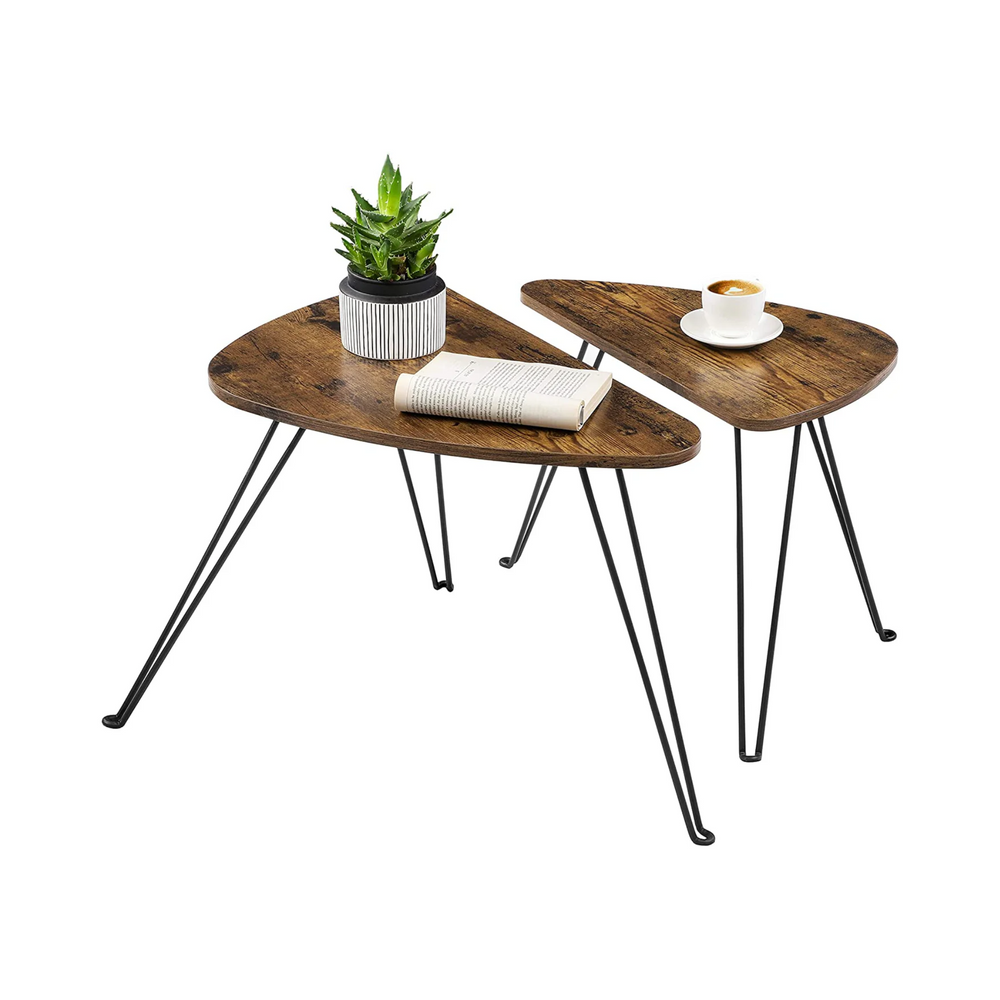 2-Piece Round Nesting Side Tables - Karrari