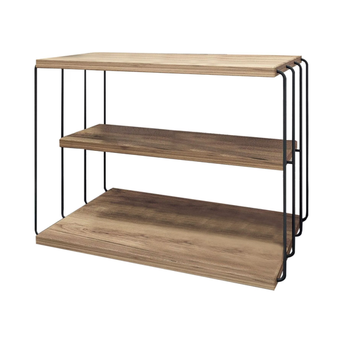Side Table Pine Oak-Black - Karrari