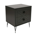Bedside table Luna Anthracite - Karrari