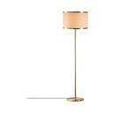 Modern Floor Lamp in Gold-coloured Metal (156cm) - Karrari