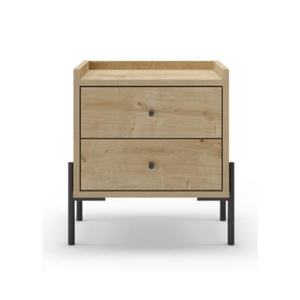 MALTA Nightstand – Oak Wood - Karrari