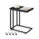 C-Shaped Rolling Side Table - Karrari