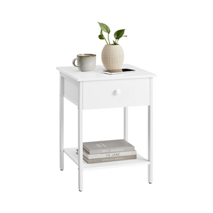 Bedside Table with Drawer & Shelf - Karrari