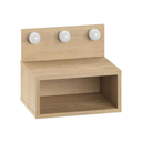TREO Wall Mounted Nightstand | Sapphire Oak - Karrari