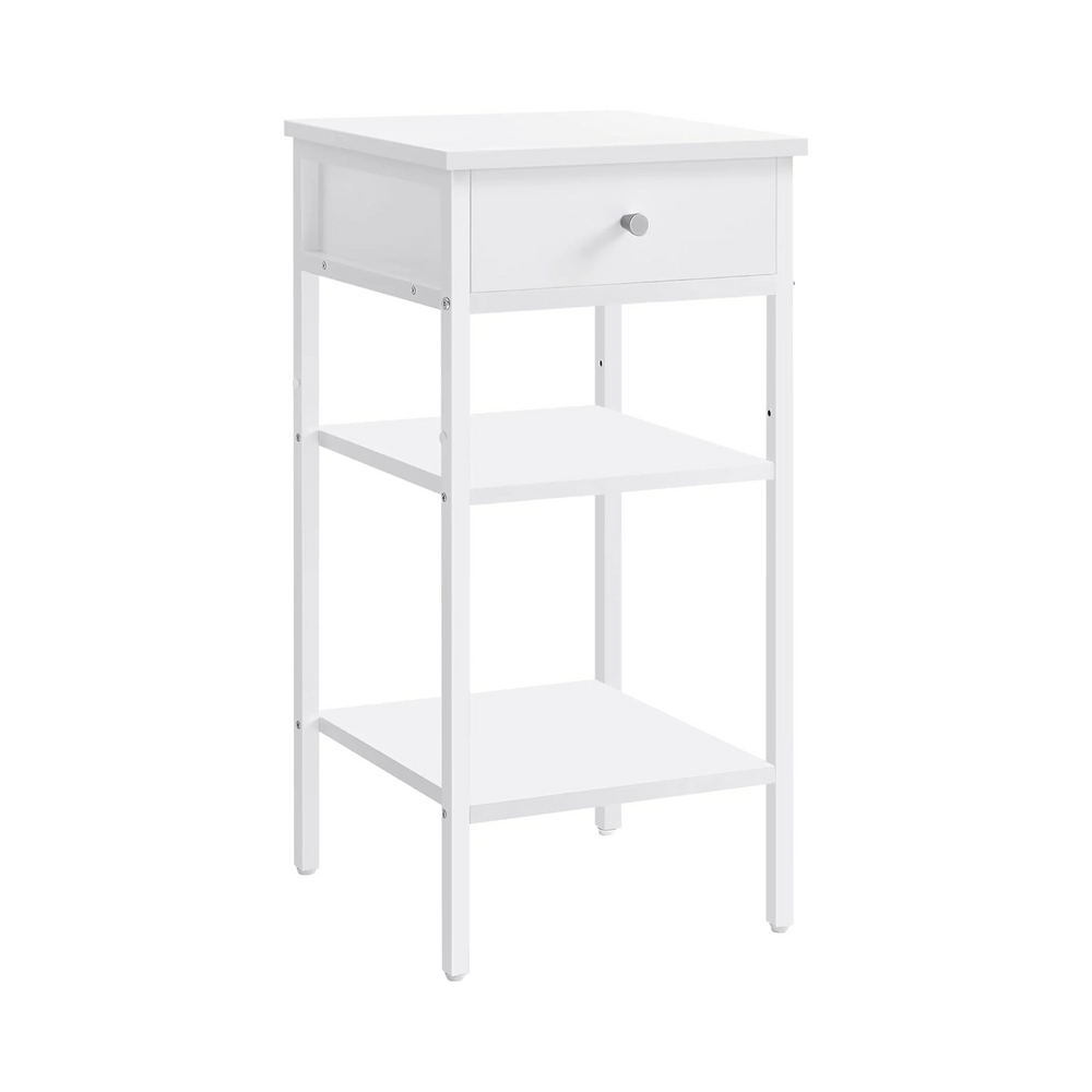 Bedside Table - Drawer & Adjustable Shelf - Karrari