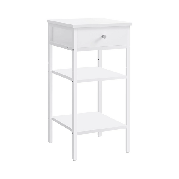 Bedside Table - Drawer & Adjustable Shelf - Karrari