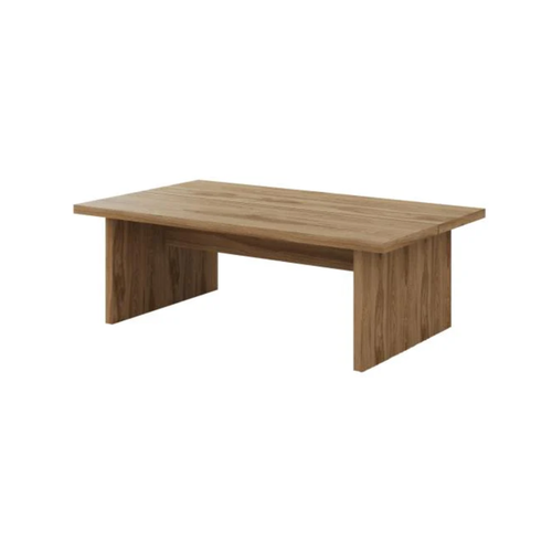 LOANA Coffee Table with 2 Pieces Top Panel Deep Oud - Karrari