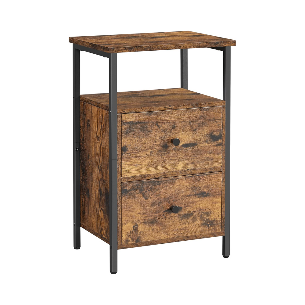 Bedside Table with 2 Drawers - Karrari