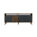Milan Anthracite Walnut Sideboard - Karrari