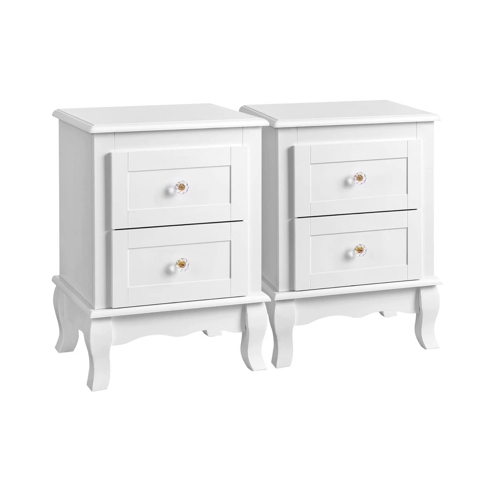 Set of 2 Bedside Tables with Drawers - Karrari