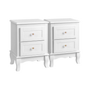 Set of 2 Bedside Tables with Drawers - Karrari