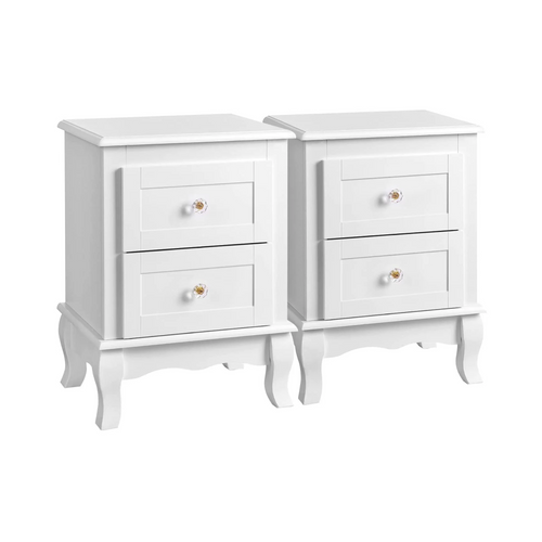 Set of 2 Bedside Tables with Drawers - Karrari