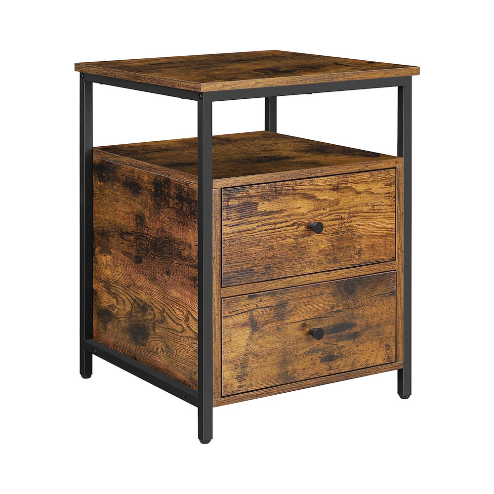 Bedside Table with 2 Drawers - Karrari