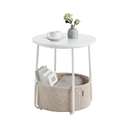 Side Table with Fabric Basket - Karrari
