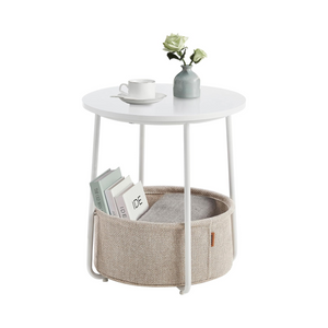 Side Table with Fabric Basket - Karrari
