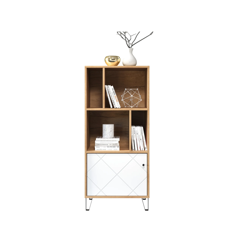 Touch Shelf Unit – Artisan Oak & Matt White - Karrari