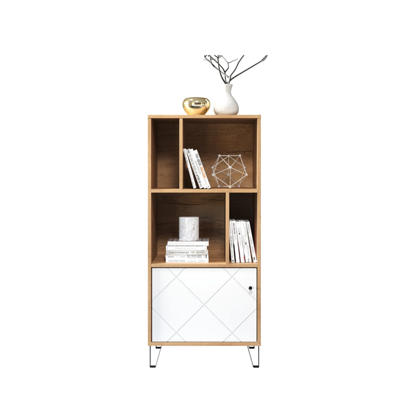 Touch Shelf Unit – Artisan Oak & Matt White - Karrari