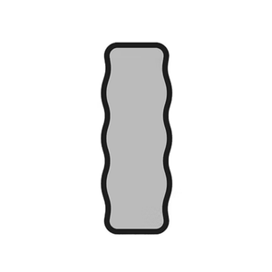 Full-Length Wavy Accent Mirror - Karrari