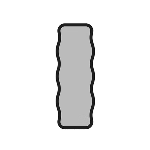 Full-Length Wavy Accent Mirror - Karrari