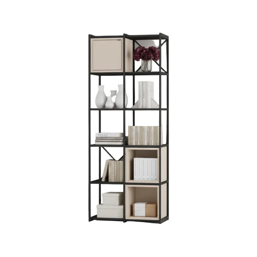 VALE MIDI Bookcase with Door