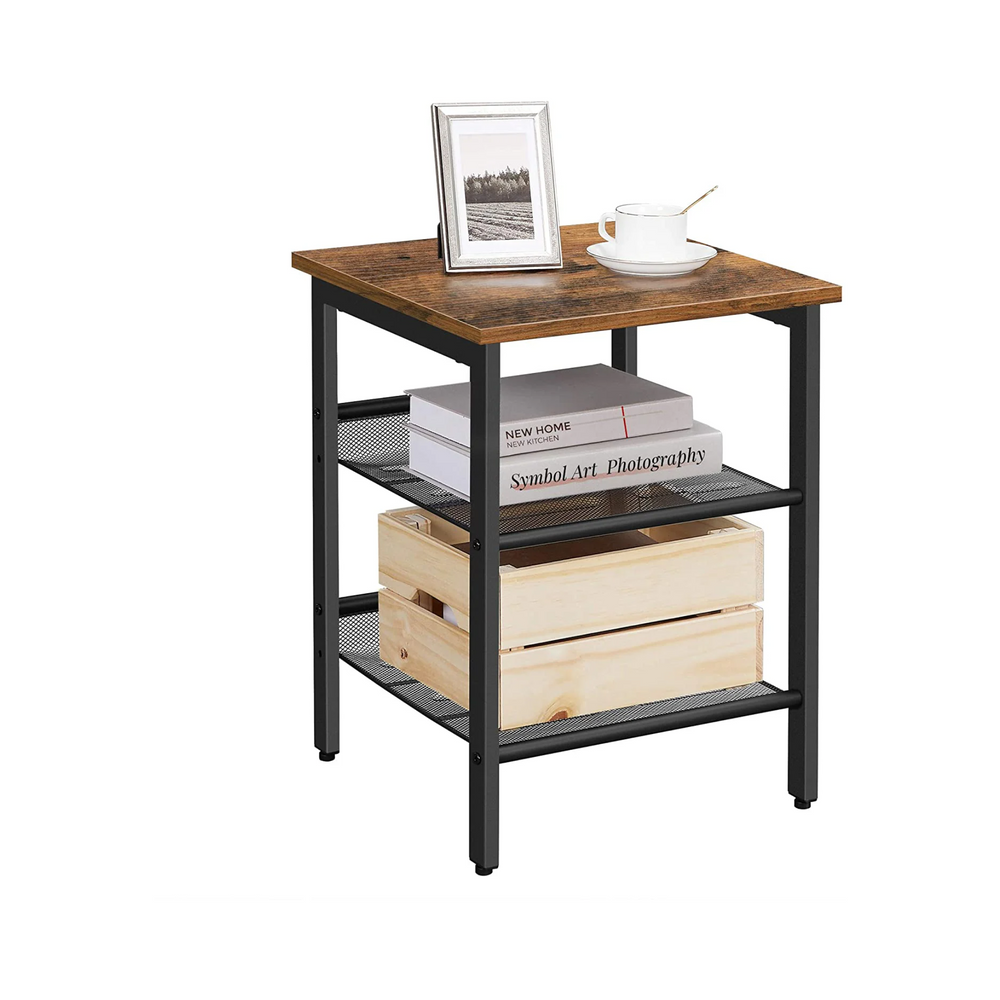 Side Table with Adjustable Shelves - Karrari